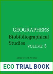 Geographers Biobibliographical Studies Volume 5