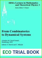 From Combinatorics to Dynamical Systems: Journ?es de Calcul Formel, Strasbourg, March 22-23, 2002