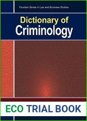 Dictionary of Criminology