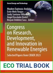 Congress on Research, Development, and Innovation in Renewable Energies: Selected Papers from CIDiER 2023 (Green Energy and Technology)