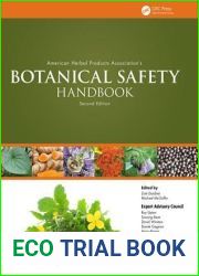 American Herbal Products Association|s Botanical Safety Handbook