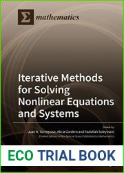 Iterative Methods for Solving Nonlinear Equations and Systems