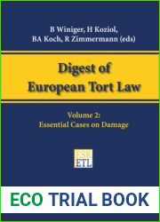 Digest of European Tort Law