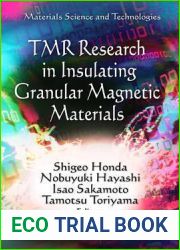 TMR Research in Insulating Granular Magnetic Materials (Materials Science and Technologies)