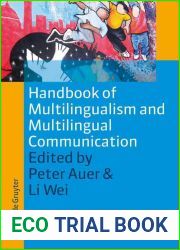 [Handbook of Multilingualism and Multilingual Communication] (By: Peter Auer) [published: April, 2007]