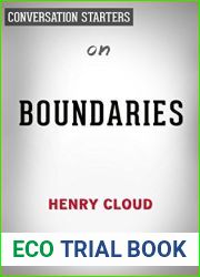 Boundaries: by Dr. Henry Cloud and Dr. John Townsend | Conversation Starters
