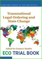 Transnational Legal Ordering and State Change (Cambridge Studies in Law and Society)