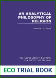 An Analytical Philosophy of Religion