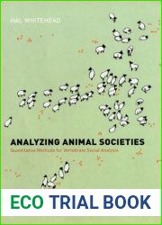 Analyzing Animal Societies: Quantitative Methods for Vertebrate Social Analysis