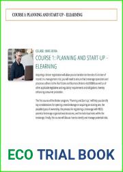 Broker - COURSE 1 - PLANNING AND START-UP - ELEARNING