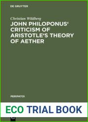 John Philoponus| Criticism of Aristotle|s Theory of Aether