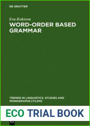 Word-Order Based Grammar