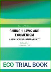 Church Laws and Ecumenism (Law and Religion)