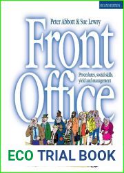 Front Office, procedures, social skills, yield and Management Second Edition