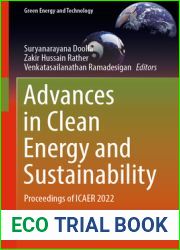 Advances in Clean Energy and Sustainability: Proceedings of ICAER 2022 (Green Energy and Technology)