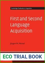 First and Second Language Acquisition: Parallels and Differences