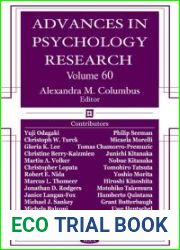 Advances in Psychology Research, Volume 65