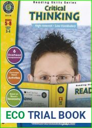 Critical Thinking Gr. 5-8 (Reading Skills) - Classroom Complete Press