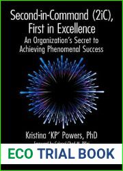 Second-in-Command (2iC), First in Excellence