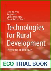Technologies for Rural Development: Proceedings of NERC 2022