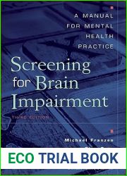 Screening for Brain Impairment: A Manual for Mental Health Practice, Third Edition