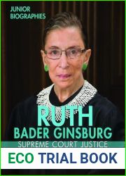 Ruth Bader Ginsburg: Supreme Court Justice (Junior Biographies)