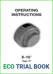 Kaba Mas X-10 Type 1F High Security Electronic Lock Operating Instructions