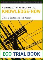 A Critical Introduction to Knowledge-How