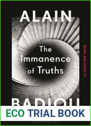 The Immanence of Truths: Being and Event III