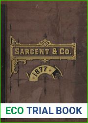 Price List and Illustrated Catalogue of Hardware Manufactured and For Sale By Sargent and Co.