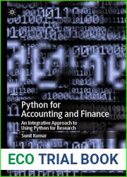 Python for Accounting and Finance: An Integrative Approach to Using Python for Research