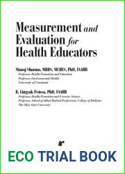 Measurement and Evaluation for Health Educators
