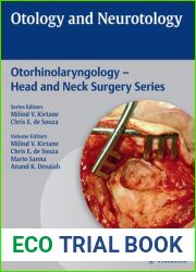 Otology and Neurotology (Otolaryng- Head and Neck Surgery)