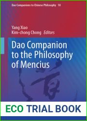 Dao Companion to the Philosophy of Mencius (Dao Companions to Chinese Philosophy, 18)