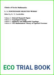 L.S. Pontryagin Selected Works