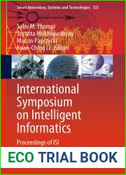 International Symposium on Intelligent Informatics: Proceedings of ISI 2022 (Smart Innovation, Systems and Technologies Book 333)