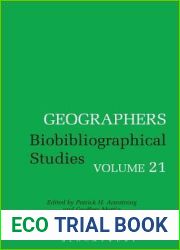 Geographers: Biobibliographical Studies, Volume 21