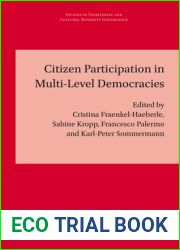 Citizen Participation in Multi-Level Democracies (Studies in Territorial and Cultural Diversity Governance, 5)