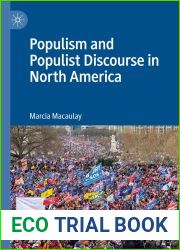 Populism and Populist Discourse in North America