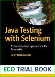Java Testing with Selenium: A Comprehensive Syntax Guide for Automation