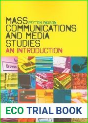 Mass Communications and Media Studies: An Introduction