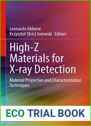 High-Z Materials for X-ray Detection: Material Properties and Characterization Techniques