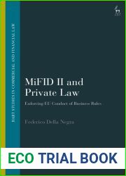 MiFID II and Private Law: Enforcing EU Conduct of Business Rules (Hart Studies in Commercial and Financial Law)