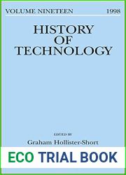 History of Technology Volume 19