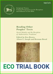 Reading Other Peoples| Texts: Social Identity and the Reception of Authoritative Traditions