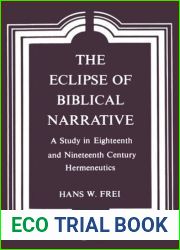 The Eclipse of Biblical Narrative