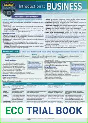 Introduction to Business A QuickStudy Digital Reference and Study Guide