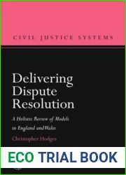 Delivering Dispute Resolution