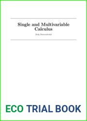 Single and Multivariable Calculus. Early Transcendentals
