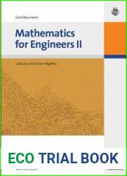 Mathematics for Engineers II: Calculus and Linear Algebra